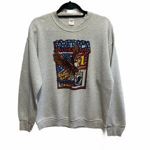 Vintage Fruit Of Loom Eagle Crewneck Sweatshirt